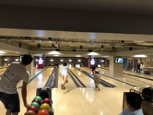中友好协会组织的保龄球友谊赛